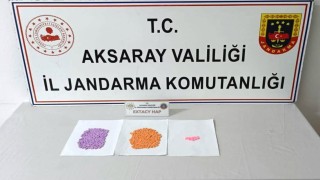 Jandarmanın operasyonunda uyuşturucu hap ele geçirildi
