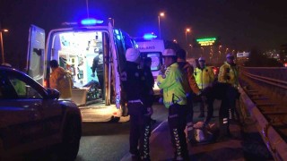 Kağıthanede üç motosikletin karıştığı kazada 1 kişi öldü