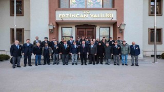 Kahraman gaziler Erzincanda misafir edildi