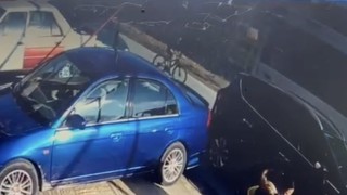 Kapaklıda servis minibüs ile çarpışan bisikletli çocuk yaralandı