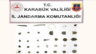 Karabükte 32 parça tarihi eser ele geçirildi