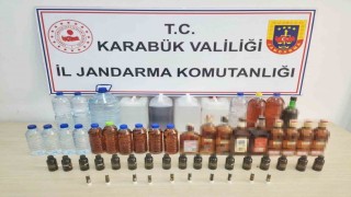 Karabükte sahte alkol operasyonu