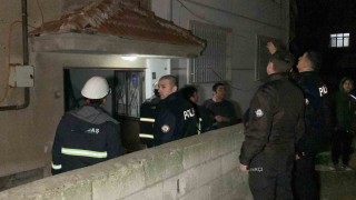 Karamanda 4 katlı binada yangın paniği