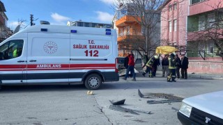 Karamanda otomobil ile minibüs çarpıştı: 1 yaralı