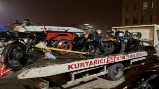Karasuda 20 motosiklet trafikten men edildi