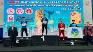 Karate Şampiyonasında Türkiye üçüncüsü oldu