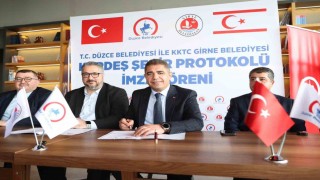 Kardeş şehir protokolü imzalandı