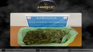 Karlıovada uyuşturucuyla mücadele: 2 gözaltı
