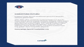Kasımpaşada yeni sportif direktör Mustafa Aztopal