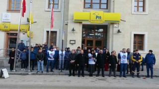 Kastamonuda PTT çalışanlarından Rizedeki saldırıya tepki