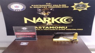 Kastamonuda uyuşturucuyla yakalanan şahıs gözaltına alındı
