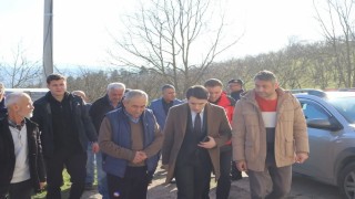 Kaymakam Doğancı yangın yerinde incelemede bulundu