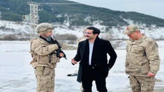 Kaymakam Köroğlu, uygulama noktasında denetimde bulundu