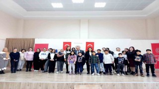 Kaymakam Öztürk çocuklarla birlikte etkinlik yaptı