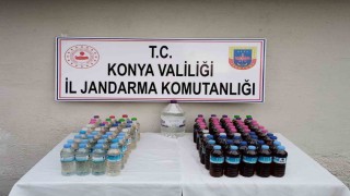 Konyada sahte içki operasyonu