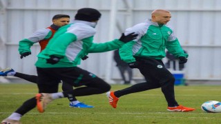 Konyasporda, Galatasaray maçı hazırlıklarına devam etti