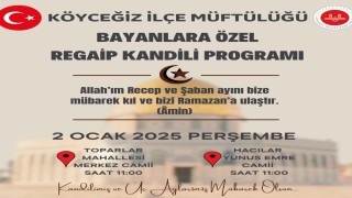 Köyceğizde Regaip Kandili nedeniyle programlar düzenlenecek