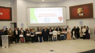 Kütahyada ortaokullar arası sözlü anlatım yarışmasının finali ve ödül töreni