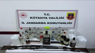 Kütahyada sahte içki operasyonu: 1 gözaltı