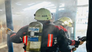 Malatyada çatı yangını