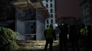 Malatyada inşaatta 15 metre yükseklikten düşen işçi yaralandı