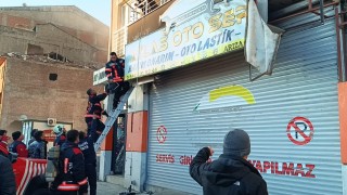 Malatyada işyeri yangını