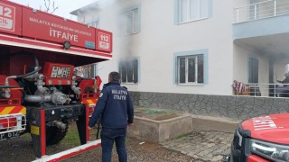 Malatyada korkutan ev yangını