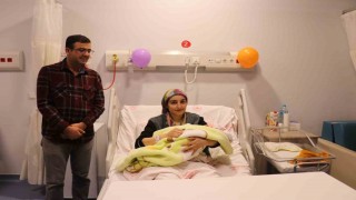 Malatyada yeni yılın ilk bebeği dünyaya geldi