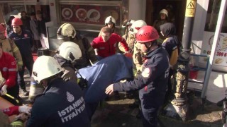 Maltepede çatı yangını: 1 ağır yaralı