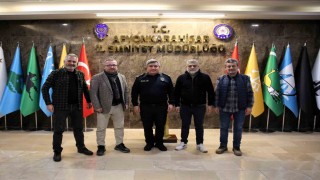 Manisalı Gazeteciler, Afyon İl Emniyet Müdürü Mahmut Ayı ziyaret etti