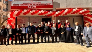 Mardinde günlük 300 kişiye yemek yardımı yapan aş evinin açılışı gerçekleştirildi