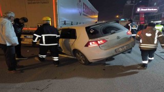 Mardinde otomobil ile tır çarpıştı: 1 yaralı