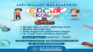 Melikgazide 2. Dönem Çocuk Korosu kayıtları başladı