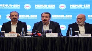 Memur-Sen Genel Başkanı Yalçın: “Bir an önce memur ve memur emeklisine refah payı verilmeli”