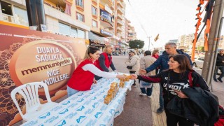 Mersin Büyükşehir Belediyesi, Regaip Kandilinde 15 bin kandil simidi dağıttı