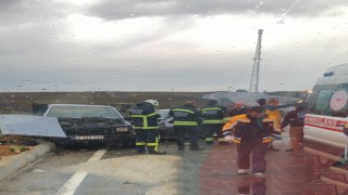 Muratlı-Tekirdağ yolunda kavşakta kaza: 2 yaralı
