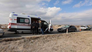 Nevşehirde trafik kazası: 1 yaralı