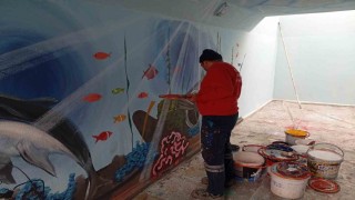 Nurlupınar alt geçidi sanatla güzelleşti