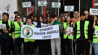 Öğrencilerden Sigara İzmaritleri İçin Farkındalık Etkinliği