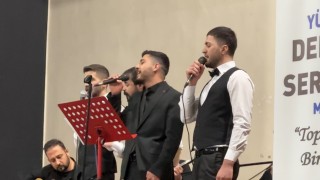 Öğretmen ve yükümlülerden müzik ziyafeti