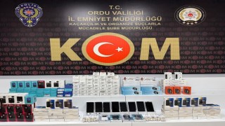 Orduda kaçak cep telefonu operasyonu