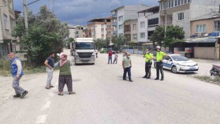 Orhangazide ağır taşıtlar tehlike saçıyor