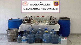 Ortacada kaçak alkol operasyonu