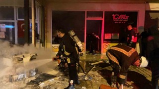 Osmaniyede iş yerinde çıkan yangın söndürüldü