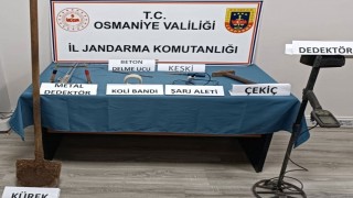 Osmaniye’de Kaçak Kazıya Suçüstü Baskın