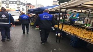 Pazar yerlerine gramaj ve etiket denetimi