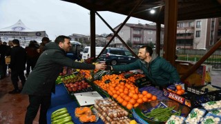 Pazarcı esnafına çorba ikramı