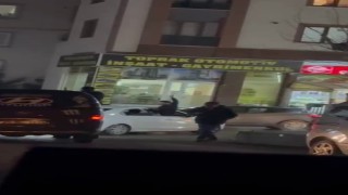 Pendikte araç içerisinden silahla ateş eden şüpheli yakalandı