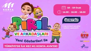 Pırıl ve arkadaşları, Türkiyede M1 Konya AVMde çocuklar ile buluşuyor