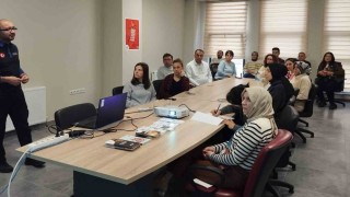 Sağlık personeline KBRN eğitimi ve afet müdahale semineri düzenlendi